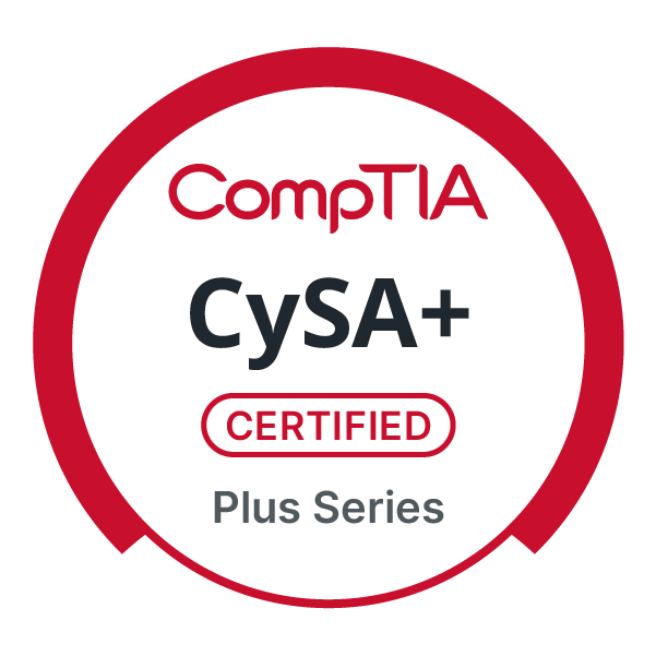 CompTIA CySA+ ce badge